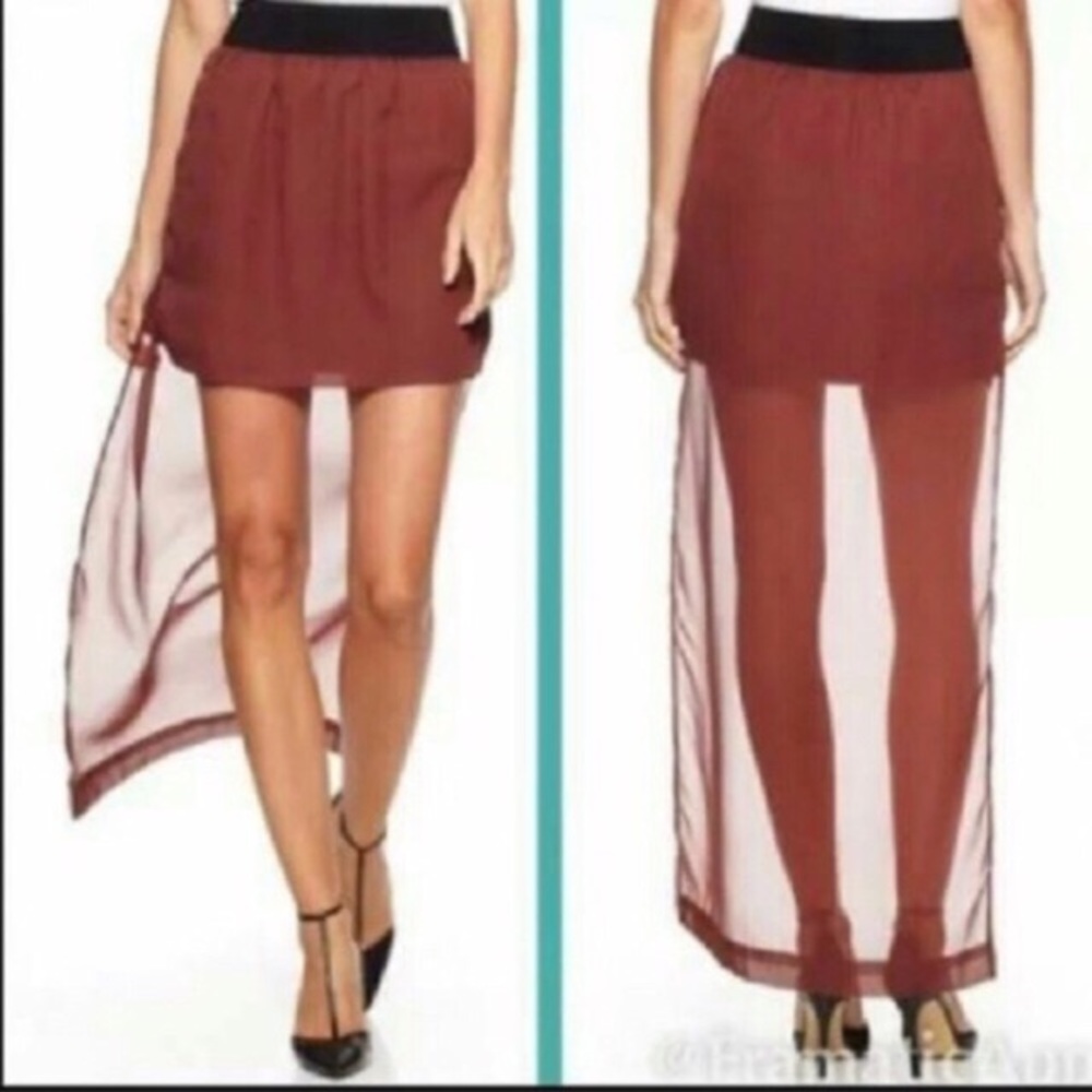 NWT! BCBGeneration High Low Elastic Waist Skirt